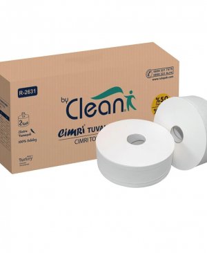 By Clean Cimri Tuvalet Kağıdı 2 Katlı 4 Kg